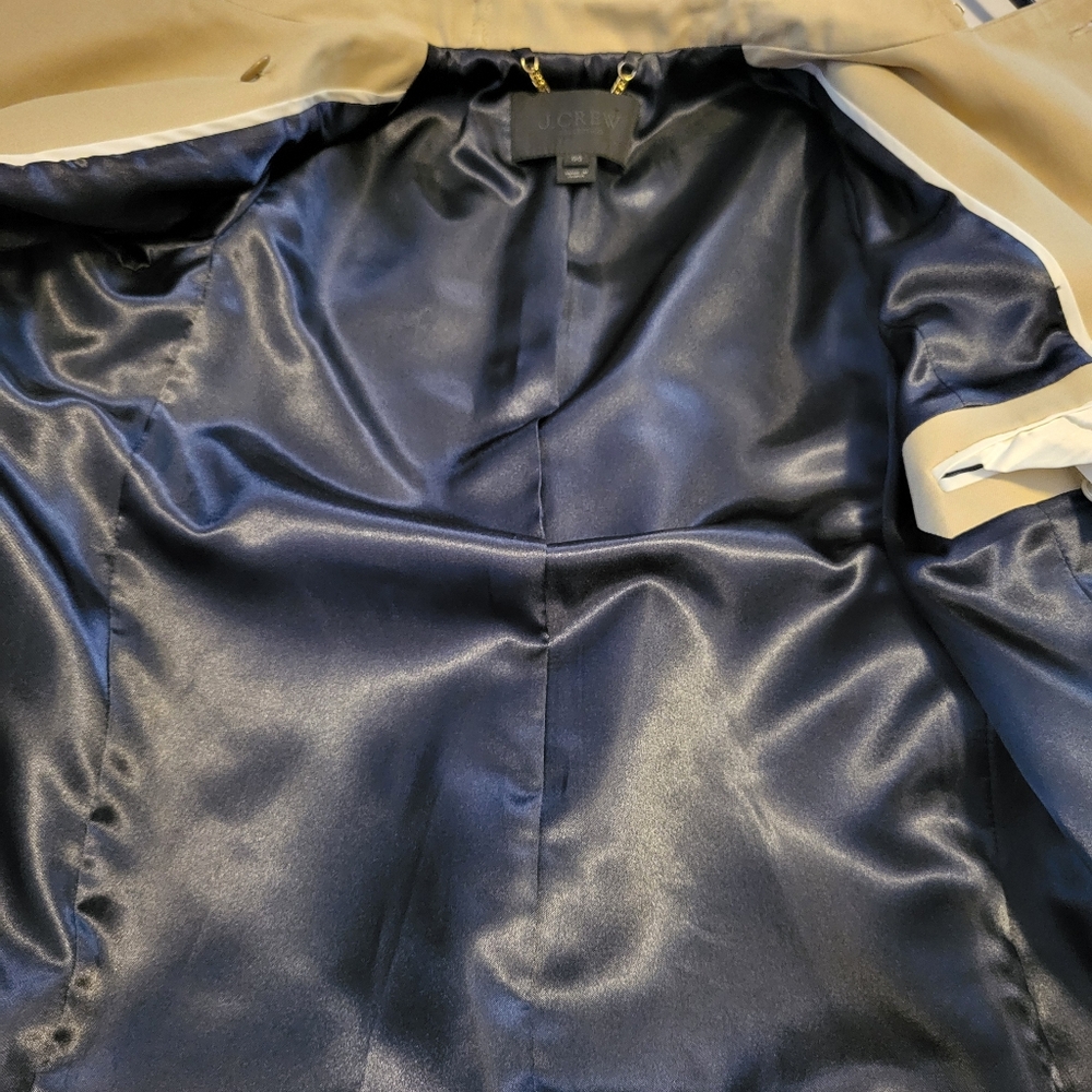 J. Crew Classic, Luxury, Women Trench Coat, Size 00, Vintage Khaki, Fall - Picture 16 of 16